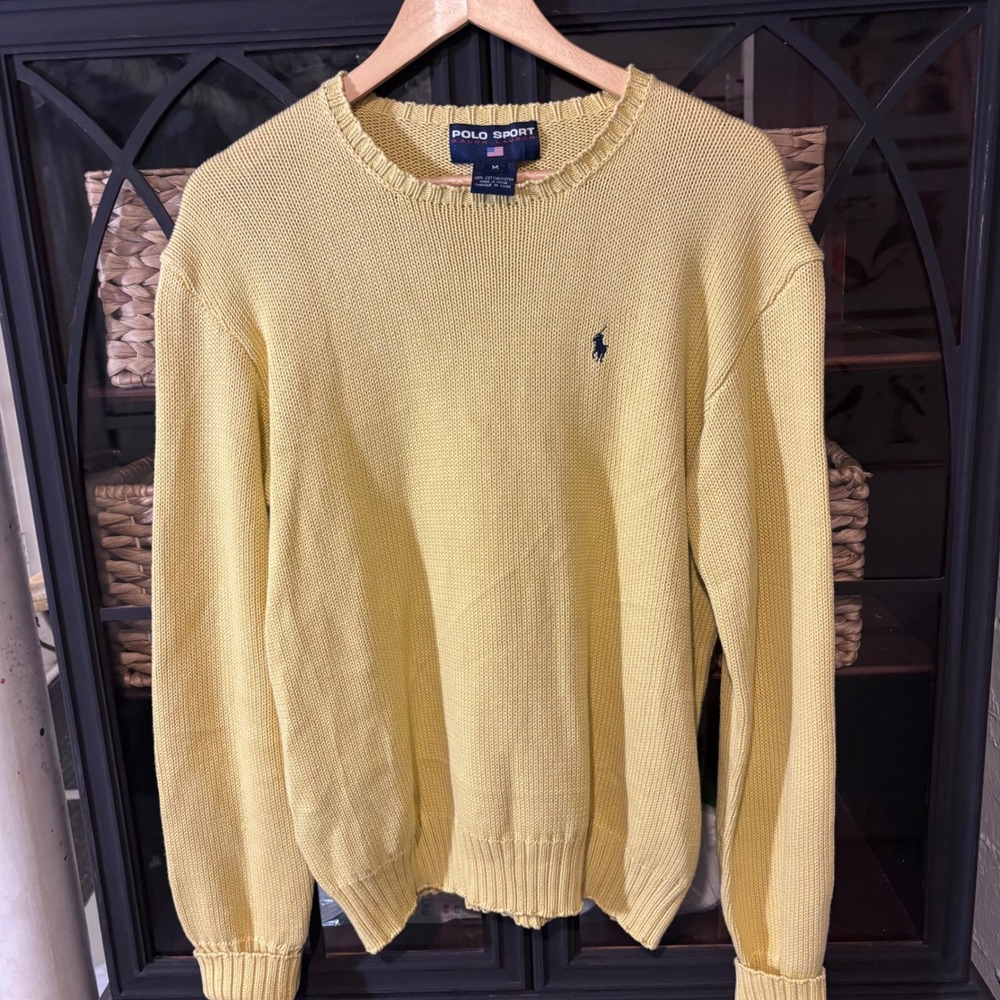 Vintage 90s/Y2K Polo Sport Ralph Lauren Cotton Knit Sweater